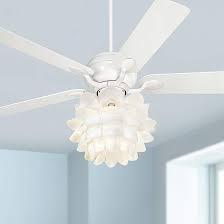 Hunter 52 inch ceiling fans are perfect for master bedrooms, family rooms, small garages and gazebos. 52 Casa Optima White Square Tip Flower Led Ceiling Fan 71v87 Lamps Plus White Ceiling Fan Led Ceiling Fan Ceiling Fan