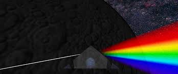 As for the photo of the earth and the dark side of the moon, it was transmitted back to earth and received with the dwingeloo telescope. Pink Floyd Dark Side Of The Moon Stiftung Planetarium Berlin