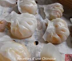 Recettes D Une Chinoise Hakao 5 An Apres Recettes De Cuisine Recette Recette Asiatique