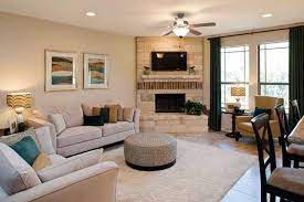 It's neutral which makes for a sound wall color choice because it works with many other colors that you might incorporate such as blue, orange, yellow, white, black, etc. Decorating With Cream And Gray Paper Moon Painting