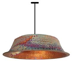Egypt Gift Shops Kitchen Hand Made Hammered Pan Panning Pendant Copper Ceiling Lamp Light Shade Lightfixtur Copper Ceiling Lamp Copper Ceiling Ceiling Lamp