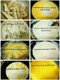 Resepi sos pencicah keropok lekor segenggam cili kering segenggam kismis gula melaka cuka garam gula #sospencicah. Resepi Cheesy Wedges Ala Kfc Ni Resepi Orang Kampung Facebook