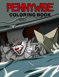 Coloring pages of pennywise the clown coloring pages pennywise the clown color drawing clowns drawings. Pennywise Coloring Book The Dancing Clown Horror Character Illustration Coloring Book For Adults Activity Gift Randall Ernest 9798672678993 Amazon Com Books