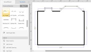 Tract builders in the 1950s did likewise by. How To Draw A Floor Plan With Smartdraw Create Floor Plans With Dimensions