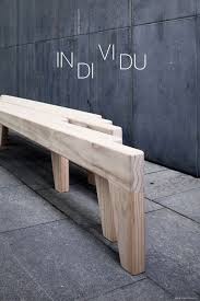 Individu Le Banc Pour Deux Ou Trois Par Ruben Deriumaeker Blog Esprit Design Design Banc Mobilier