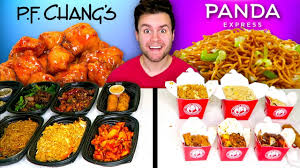 Thank you for visiting panda express! P F Chang S Vs Panda Express Restaurant Taste Test Youtube