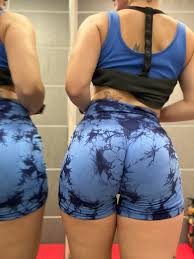 Round in my gym shorts