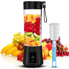 Portable Blender, YKSINX Personal Mini Blender for Smoothies and Shakes USB  Rechargeable Juicer Cup Travel Handheld Fresh Juice Blender (Black) :  Amazon.ca: Home