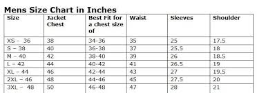 Sport Coat Size Chart Sm Coats