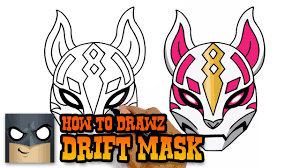 Here presented 42 fortnite drawing images for free to download print or share. How To Draw Fortnite Drift Mask Youtube