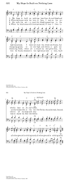 My Hope Is Built On Nothing Less Hymns Lyrics Hymn Sheet Music Hymn Music