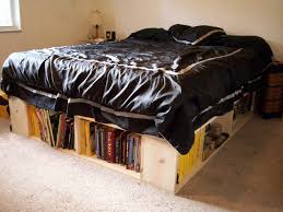 But building a bed from bookshelves directly is definitely a diy project with many advantages. Diy Bed Frame With Storage Down Under