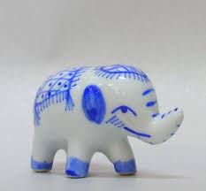 Miniature Blue And White Elephant Miniatures Ceramics South Perth Antiques Collectables White Elephant Blue And White Elephant