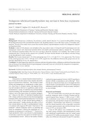 Ahbap derneği kişisel veriler politikası'nı okudum ve onaylıyorum. Pdf Endogenous Subclinical Hyperthyroidism May Not Lead To Bone Loss In Premeno Pausal Women
