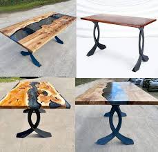 Metal dining table legs etsy stock symbol. 418 Curva Handmade Metal Table Legs For Dining Table Flowyline