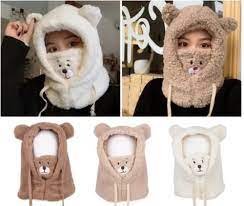 Gorro Capucha Mascarilla Chiporro Oso Pasamontañas Invierno | Cuotas sin  interés
