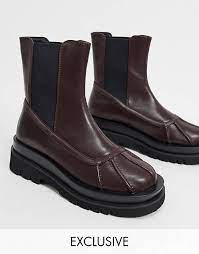 Check spelling or type a new query. Z Code Z Exclusive Gila Vegan Chunky Biker Boots In Chocolate Asos