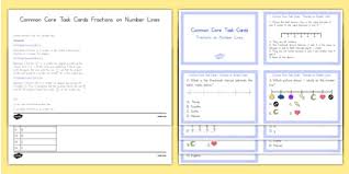 Maybe you would like to learn more about one of these? Common Core Task Cards Fractions On A Number Line