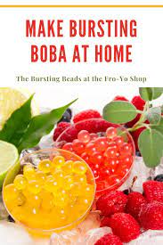 Make Bursting Boba At Home Bubble Tea Recipe Boba Tea Recipe Diy Food Recipes