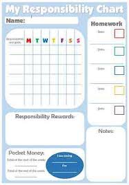 personalised pocket money reward chart made to suit your