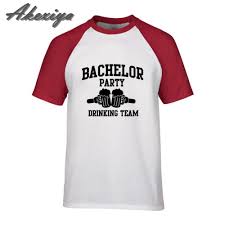 Bachelor Party Drinking Team Men Tshirt Geek Words Compression Shirt Camisetas Hombre Funny T Shirts Guys Raglan Sleeve
