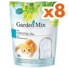 Garden Mix Kokulu Silika Kedi Kumu 3 8 Lt 8 Adet Cok Al Az Ode Kedi Kumlari Kampanyali Kedi Kumlari Kedi Kumlari Garden Mix
