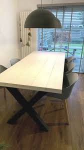 pin op eettafel steigerhout woodville nl
