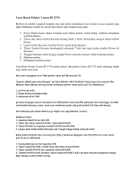 Maybe you would like to learn more about one of these? Cara Reset Printer Canon Ip 2770