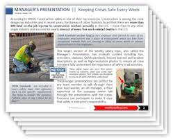 Toolbox talks is a free app for ios published in the kids list of apps, part of education. Weeklysafety Com Safety Meetings And Toolbox Talks