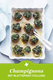Veggie Meets Low Carb Leckere Champignons Mit Blattspinat Fullung Als Prima Vorspeise Oder Beilage Weihnachtsmenu Thermomix Rezepte Rezepte Essen Und Trinken