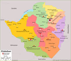 Geographical and map position of the zimbabwe. Zimbabwe Map Maps Of Zimbabwe