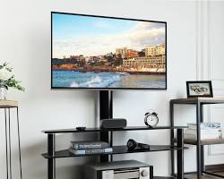 Image of Glass TV stand