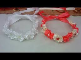كيفية عمل طوق للشعر وتثبيت الورد الكروشيه بالشمع في الطوق Crochet Dalia Ahmed Youtube Ribbon Art Crochet Necklace Ribbon