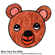 It will be fun to draw mandala art at home please try it. Learn How To Draw A Bear Face For Kids Animal Faces For Kids Step By Step Drawing Tutorials