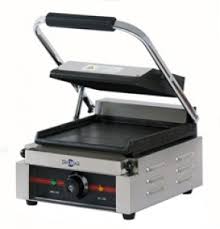 Crepera de plancha eléctrica antiadherente ajustable rca. Planchas Grill Electricas Con Tapa Irimar Equipamiento De Cocina Profesional