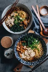 Here's an easy saucy ramen noodles recipe with a thick and flavourful sauce! Vegan Shoyu Ramen Gastroplant