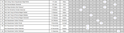 Sila semak laman web ini untuk maklumat terkini. Malaysia Public Holidays 2019 Calendar Kalendar Cuti Umum Hari Kelepasan Am Malaysia Students