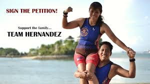 A triathlon is an endurance multisport race consisting of swimming, cycling, and running over various distances. Petition Louie Hernandez Jeanne Hernandez Husband And Wife Triathlon Relay Team For Ironman 70 3 Philippines 2016 Change Org