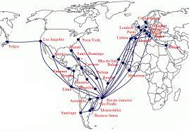 Omt y iata 2 fuente: Varig Mapa De Rotas