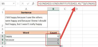 More words will result from more letters, but too many letters might produce too many words and obscure your findings. How To Count How Many Times A Word Appears In Excel Easy Formulas Spreadsheet Planet