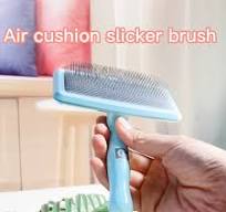 Baoli ODM Slicker Brush Pet Dog Hair Grooming Fluffing Soft Pins Pet  Deshedding Slicker Grooming Comb Brush for Cats Dogs