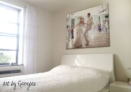 Custom Canvas 24x36 Unique Keepsake Photo And Word Art Bedroom Art Above Bed Art Above Bed Home Decor
