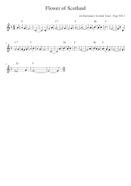 Flower of scotland is ok. Flower Of Scotland Sheet Music For Piano Solo Musescore Com