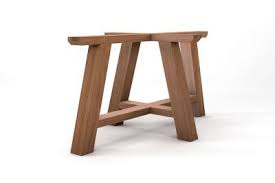Holz Mittelfuss Gestell Nach Mass Tisch Tischgestell Tischbeine