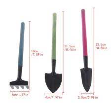 Drop Ship 3pcs Mini Garden Gardening Tools Set With Wooden Handle Shovel Spade Rake Spade Shovel Aliexpress