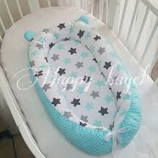 Happybagel Babynest Besteht Aus 100 Baumwolle Die Haut Atmen Und Schwitzen Verhindern Konnen Es Macht Schlafen Bequem Baby Nestchen Baby Bettwasche Nestchen