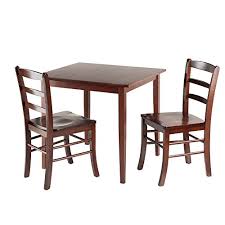 Square farmhouse table, rustic farmhouse table, dining set with stools, table with short benches, provincial brown top gray white wash base. Winsome Groveland Square Dining Table With 2 Chairs 3 Piece In Dubai Uae Whizz Table Chair Sets