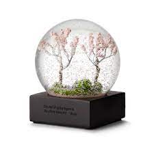 Maybe you would like to learn more about one of these? Cherry Blossom Snow Globe Miniature Flower Petal Art Uncommon Goods