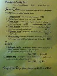 Renata S Creperie Menu Sweet Crepes Crepes What S For Breakfast