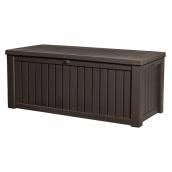 Coffre De Rangement Rockwood 150 Gal Brun Outdoor Deck Storage Box Deck Box Storage Outdoor Storage Bench